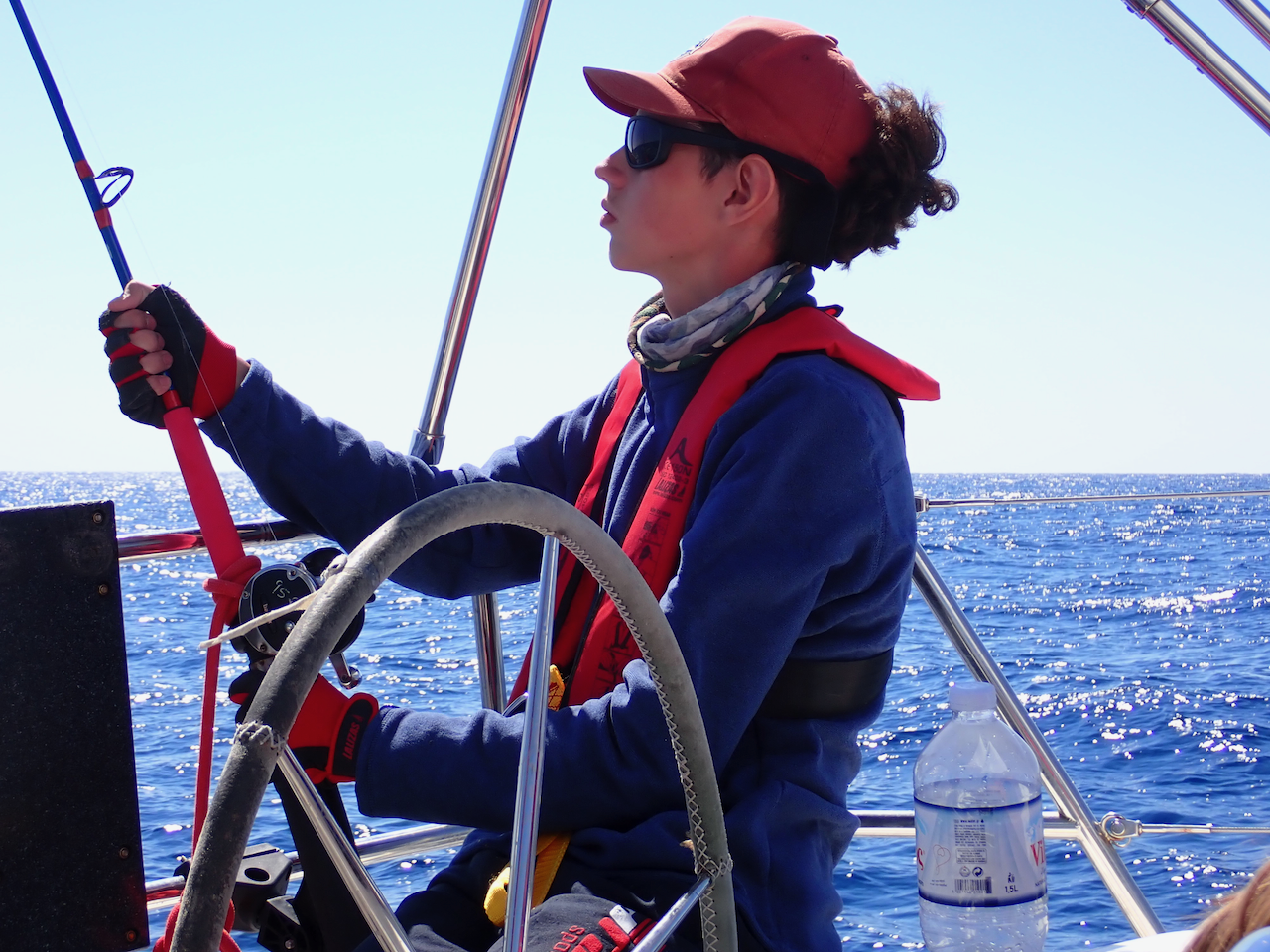 Прибытие в Корфу — участники морского лагеря