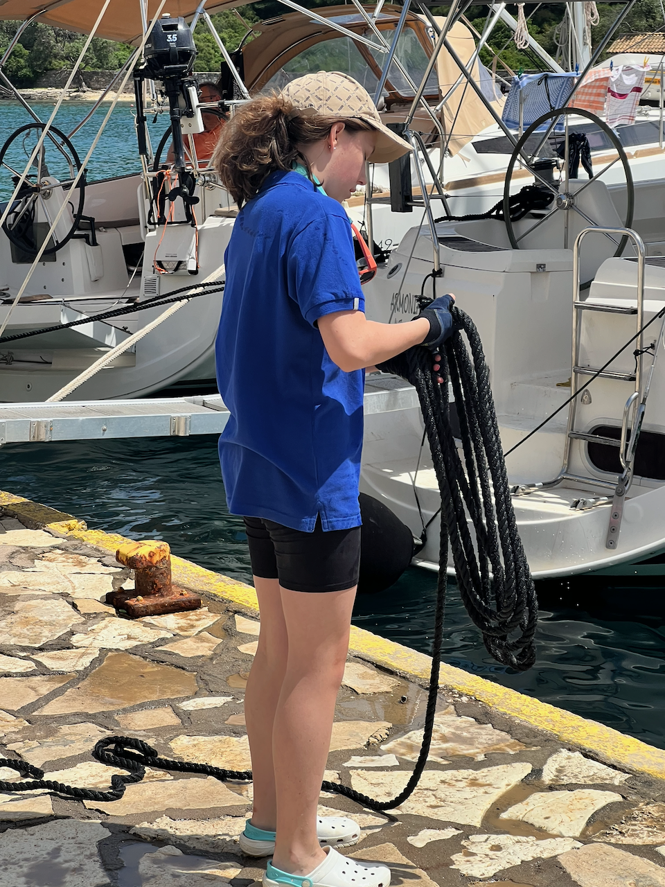 Морская практика курсантов — отход от пирса