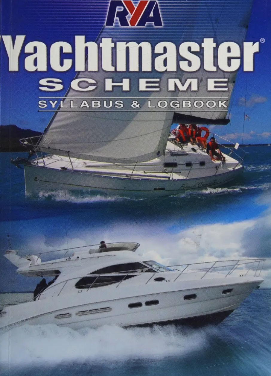 Обложка логбука G158 RYA Yachtmaster — паспорт яхтсмена